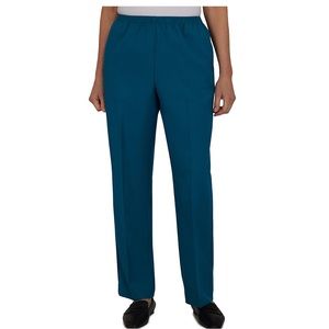Alfred Dunner Classic Knit Pull-on Pants - Cloud Blue - Size 14P
